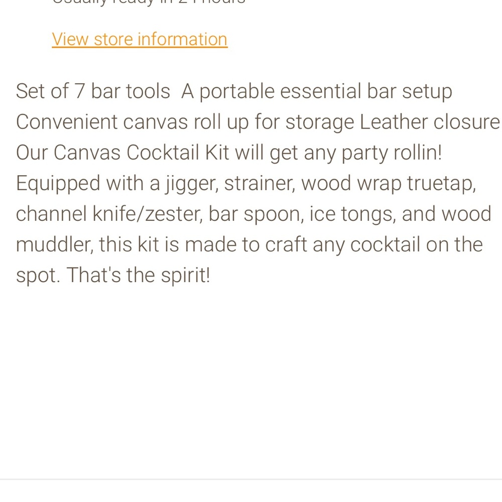 Foster & Rye Canvas Cocktail Kit - Picture 3 of 7